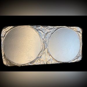 Collapsible car sunshade and pouch. BRAND NEW!! NEVER BEEN USED.